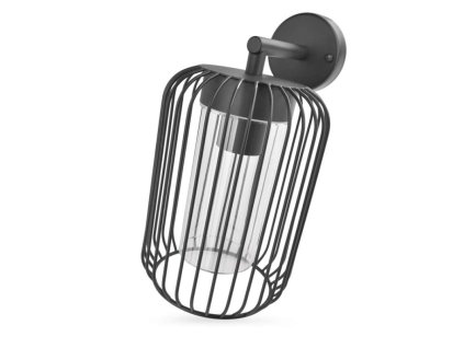 Zahradní nástěnné svítidlo SALVIA, 20,8 x 16 x 28,5 cm, 1 x E27, 15 W