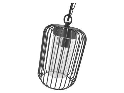 Zahradní závěsné svítidlo SALVIA, 16 x 16 x 76 cm, 1 x E27, 15 W