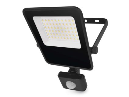 LED reflektor VISIO s pohybovým čidlem, 30 W, černý, neutrální bílá 1 ks, krabice