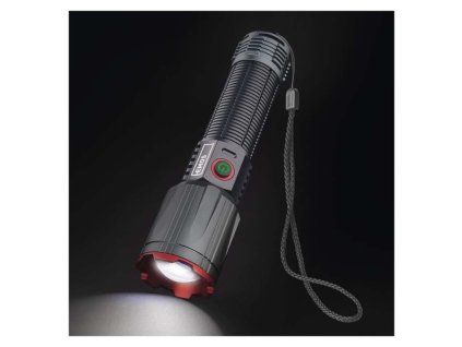 LED nabíjecí kovová svítilna 3000 lm, 5000 mAh