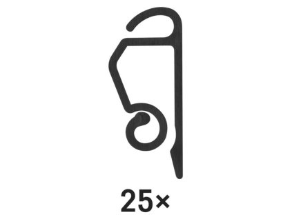 Háček na vánoční osvětlení, venkovní i vnitřní