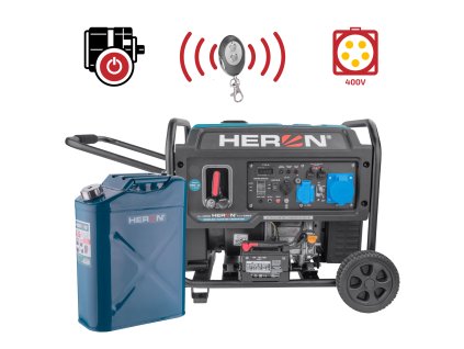 Elektrocentrála benzínová, HERON 6,5kW