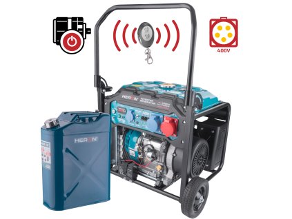 Elektrocentrála digitální invertorová HERON 9kW 400V