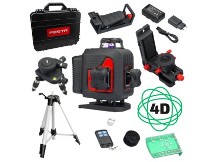 Laser křížový zelený FESTA 4x360 se stativem