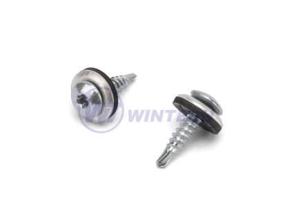 Střešní šroub UFO+EPDM 4,8 x 20 ZB red.vrták