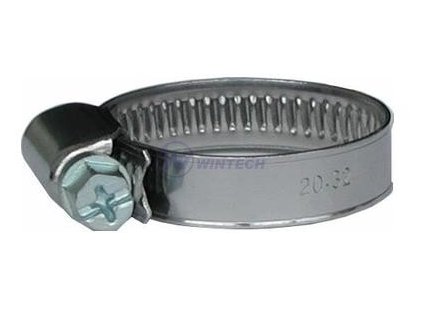 Hadicová spona W2, 240-260mm, nerez A2, š. 9mm