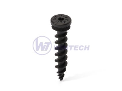 Vrut do polystyrenu 80mm, černá, RAL 9017