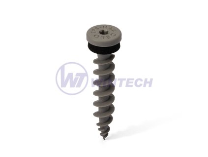 Vrut do polystyrenu 80mm, šedá, RAL 7045