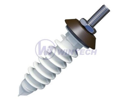 Hmoždinka do izolace s krytkou RAL 8017 hnědá