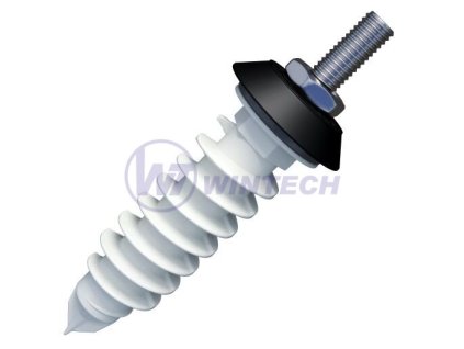 Hmoždinka do izolace s krytkou RAL 9005 černá