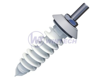 Hmoždinka do izolace s krytkou RAL 7035 šedá