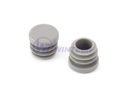 Zátka do trubky kruhová 12mm, šedá Ral 7040