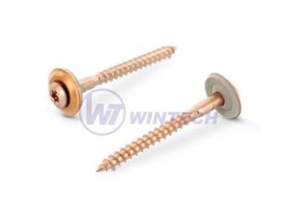 Klemp.šroub + EPDM, Torx 4,5 x 25 A2, CU 100ks