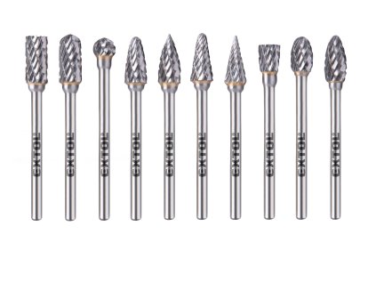 frezy karbidove sada 10ks %E2%8C%806x13mm %E2%8C%80stopky 3mm sek stredni double cut img 8703810 fd 99