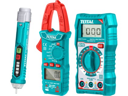 sada digitalniho multimetru multimetru klestoveho a zkousecky ac napeti total img tmt43028 fd 99