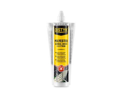 Chemická kotva POLYESTER DISTYK Line (Varianta 300 ml kartuše šedá)