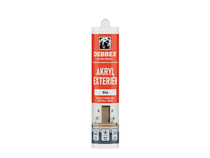 Akryl EXTERIÉR (Varianta 280 ml kartuše bílá)