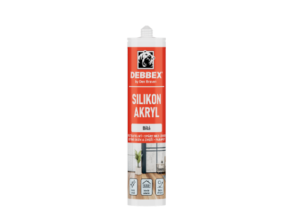 Silikon akryl (Varianta 280 ml kartuše bílá)