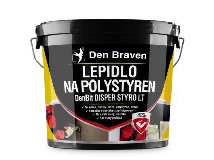 DenBit DISPER STYRO LT - Lepidlo na polystyren (Varianta 10 kg vědro černá)