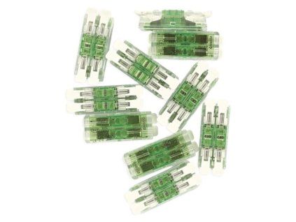 Přímá páčková spojovací svorka 4× 0,2–4 mm2, 10 ks