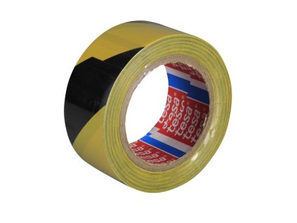 TESA 60760 značkovací PVC páska (Varianta 50 mm x 33 m černožlutá (60760-00093-15))