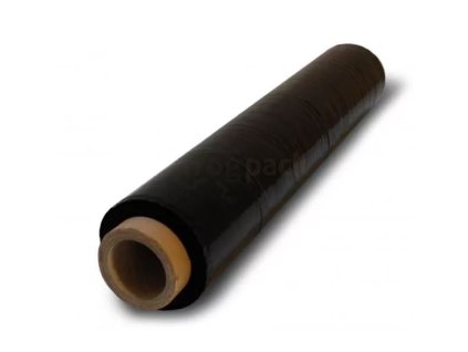 Fixační fólie ruční černá 50cm (Varianta 23µm - btto 1,82kg - dutinka 240g - návin 150bm - průtažnost 150%)