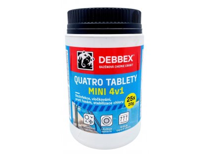 Quatro tablety DEBBEX