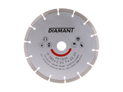 Kotouč diamantový DIAMANT 180x2.3x22.2mm segment