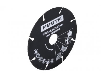 Kotouč řezný FESTA univerzální karbidový 125x1x22.2mm