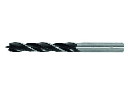 Vrták do dřeva spirálový (Průměr 10mm, Celková délka 120mm)