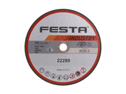 Kotouč řezný FESTA INDUSTRY na kov 230x2x22.2mm