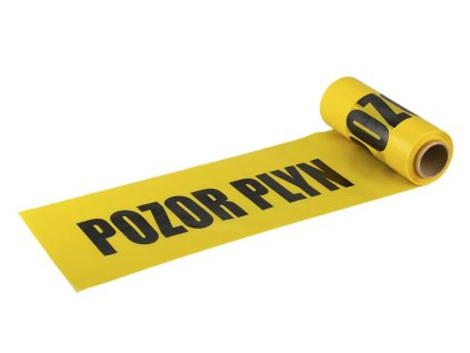Fólie výstražná - plyn (Rozměr fólie 22cmx20mx0,07mm)