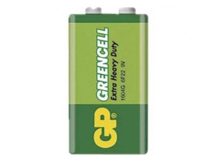 Zinková baterie GP Greencell 9V (6F22) 1 ks, fólie  B1250