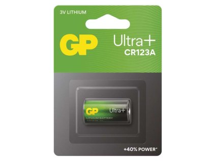 Lithiová baterie GP Ultra Plus CR123A, 1 ks