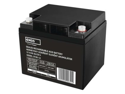 Bezúdržbový olověný akumulátor 12 V/40 Ah M6  B9684