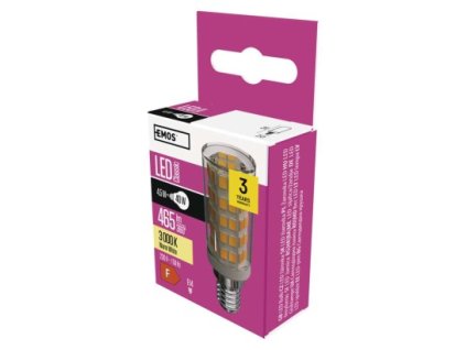 LED žárovka do digestoře Classic JC / E14 / 4,5 W (40 W) / 465 lm / teplá bílá 1 ks, krabička