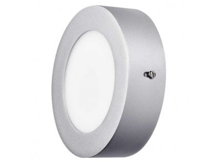 LED přisazené svítidlo PROFI, kruhové, stříbrné, 6W neutrální bílá 1 ks, krabice  ZM5222