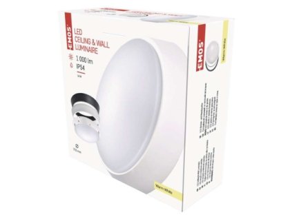 LED přisazené svítidlo ZURI, kruhové černá/bílá 14W teplá bílá 1 ks, krabice  ZM3130
