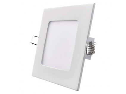 LED vestavné svítidlo PROFI, čtvercové, bílé, 6W teplá bílá 1 ks, krabice