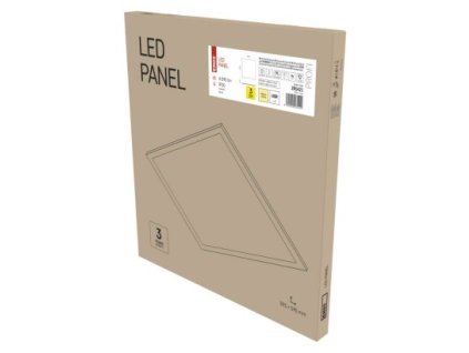 LED panel MAXXO 60×60, čtvercový vestavný bílý, 40W teplá b. UGR 1 ks, krabice  ZR5421