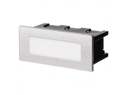 LED orientační vestavné svítidlo AMAL 123×53, 1,5W tep. bílá,IP65 1 ks, krabice  ZC0108