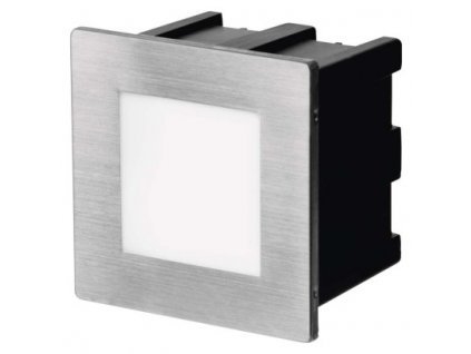 LED orientační vestavné svítidlo AMAL 80×80 1,5W neutr. bílá,IP65 1 ks, krabice