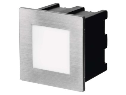 LED orientační vestavné svítidlo AMAL 80×80 1,5W neutr. bílá,IP65 1 ks, krabice  ZC0111