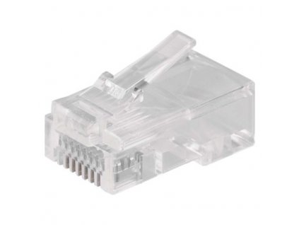 Konektor pro UTP kabel (drát), bílý 20 ks, PVC sáček  K0102