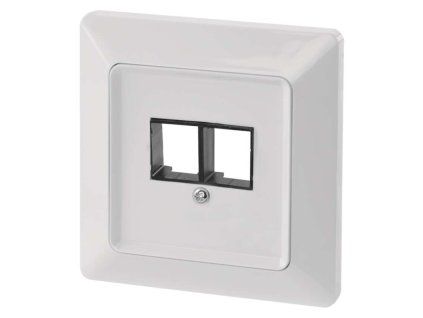 Kryt datové zásuvky 2xRJ45  A6004.4