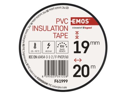 Izolační páska PVC 19mm / 20m barevný mix F61999
