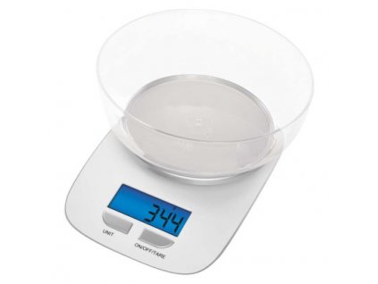 Digitální kuchyňská váha EV016, bílá 1 ks, krabička