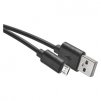 Rychlonabíjecí a datový kabel USB-A 2.0 / micro USB-B 2.0, Quick Charge, 0,2 m, černý 1 ks, krabička