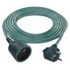 Prodlužovací kabel 5 m / 1 zásuvka / zelený / PVC / 1 mm2  P0115Z