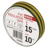 Izolační páska PVC 15mm / 10m zelenožlutá  F61515